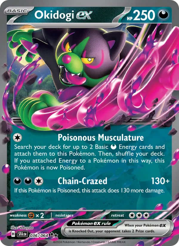 Okidogi ex card from Shrouded Fable, number 036/64