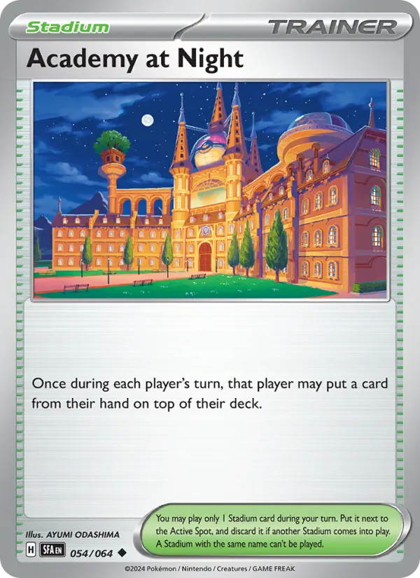 Kaart Academy at Night uit Shrouded Fable, nummer 054/64