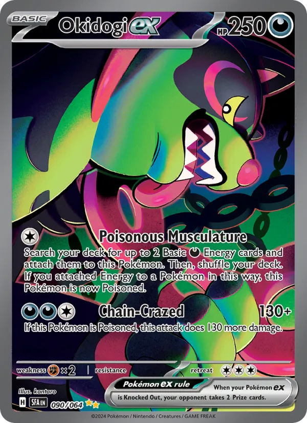 Okidogi ex card from Shrouded Fable, number 090/64