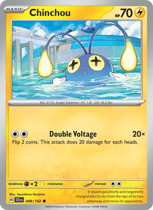 Kartu Chinchou dari Stellar Crown, nomor 048/142