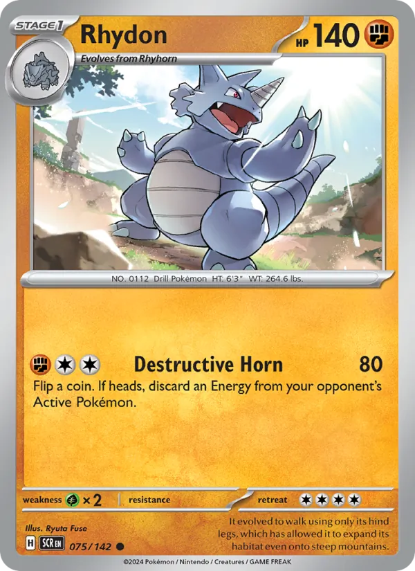 Kaart Rhydon uit Stellar Crown, nummer 075/142