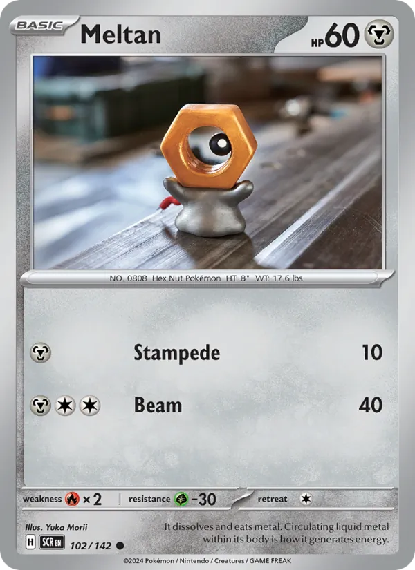 Kartu Meltan dari Stellar Crown, nomor 102/142