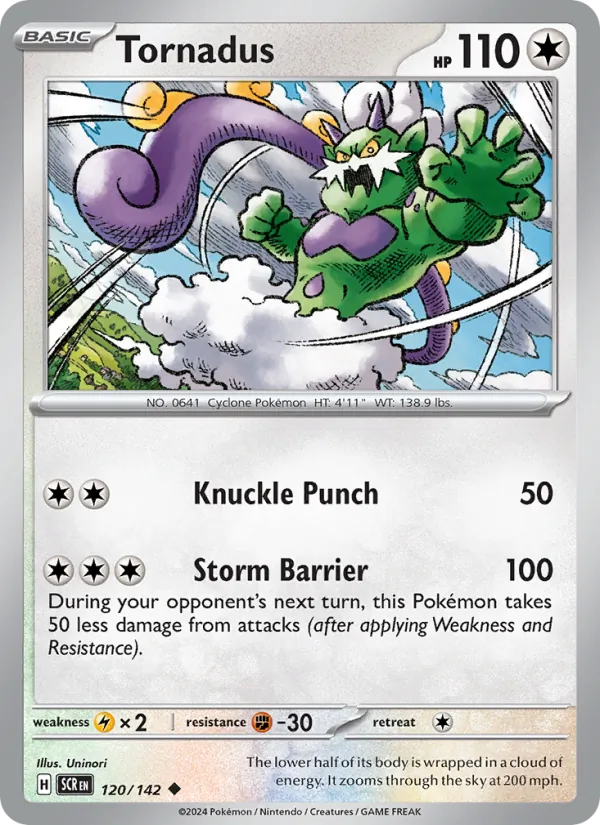 Kaart Tornadus uit Stellar Crown, nummer 120/142