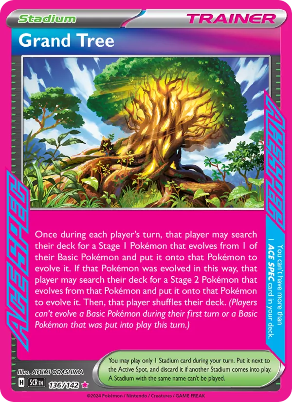 Kaart Grand Tree uit Stellar Crown, nummer 136/142