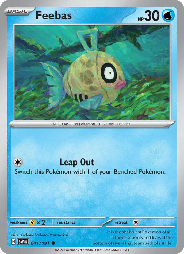 Kaart Feebas uit Surging Sparks, nummer 041/191