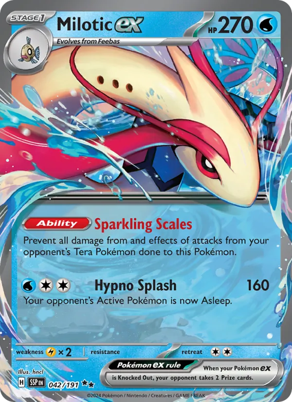 Kartu Milotic ex dari Surging Sparks, nomor 042/191