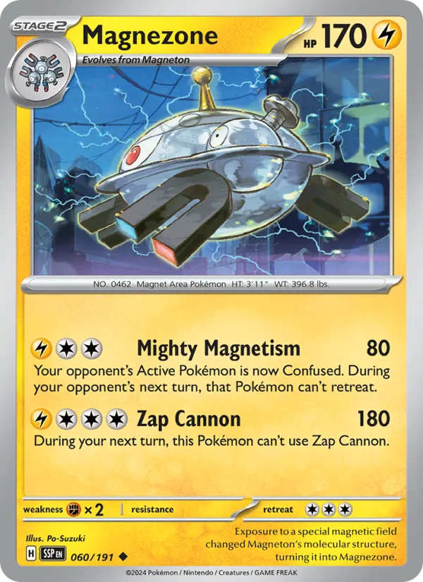 Kartu Magnezone dari Surging Sparks, nomor 060/191