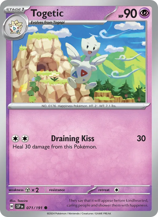 Kartu Togetic dari Surging Sparks, nomor 071/191