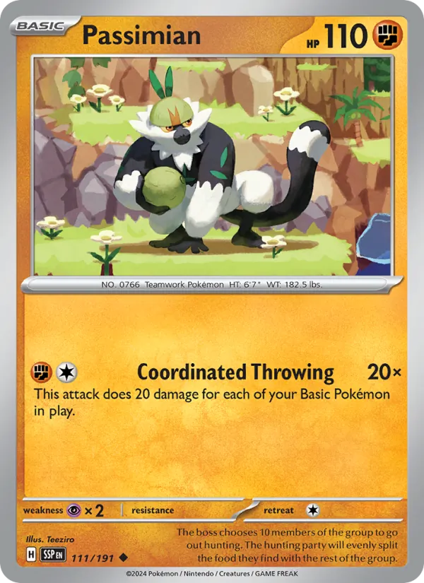 Kartu Passimian dari Surging Sparks, nomor 111/191