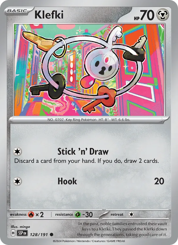 Kartu Klefki dari Surging Sparks, nomor 128/191