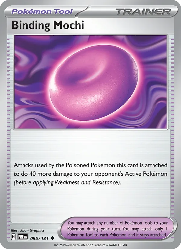 Kartu Binding Mochi dari Prismatic Evolutions, nomor 095/131