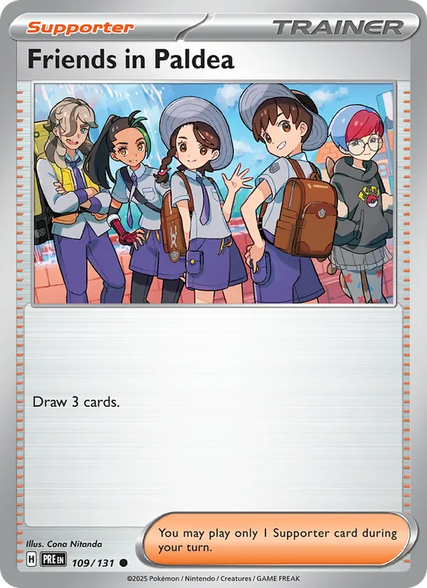 Kartu Friends in Paldea dari Prismatic Evolutions, nomor 109/131