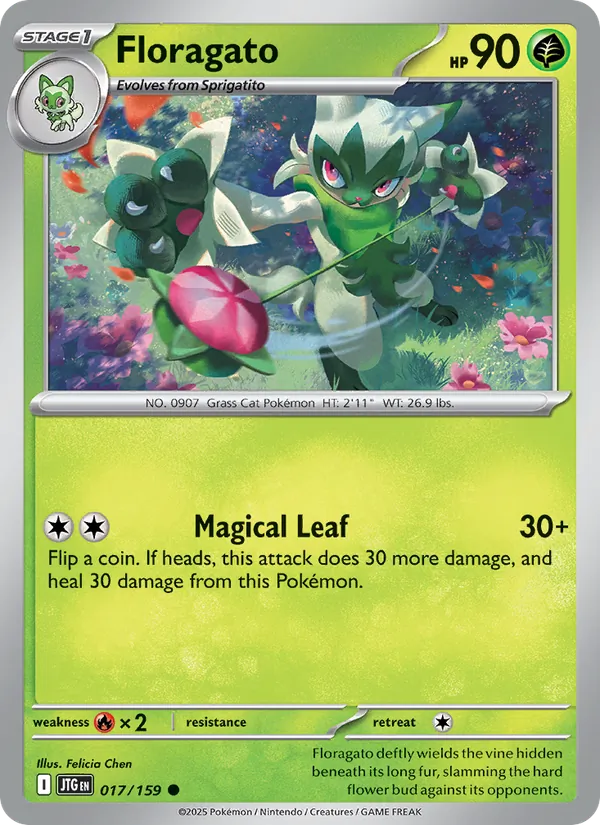 Floragato card from Journey Together, number 017/159