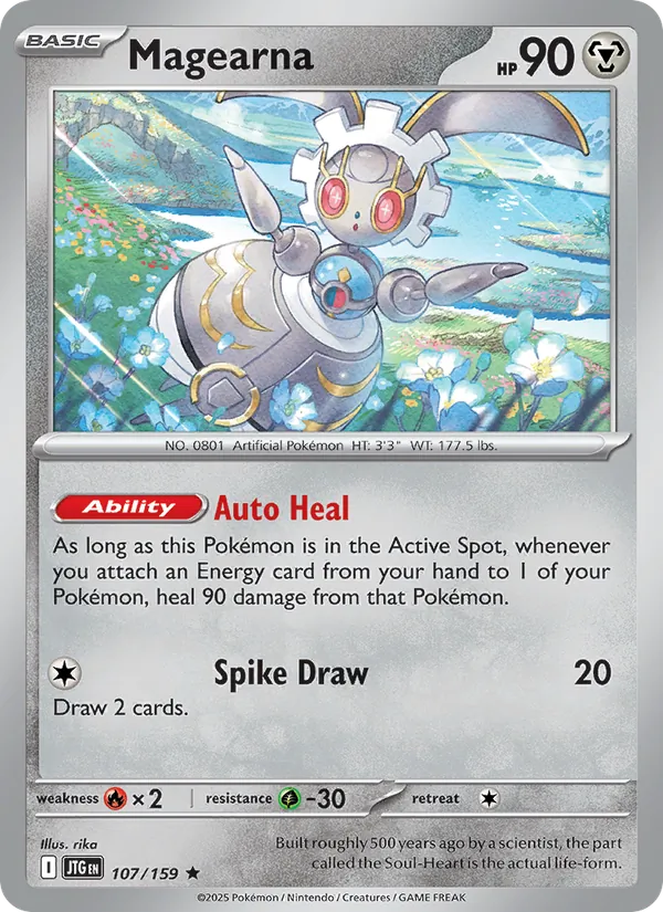 Magearna card from Journey Together, number 107/159
