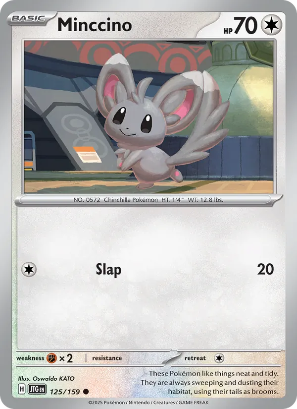Minccino card from Journey Together, number 125/159