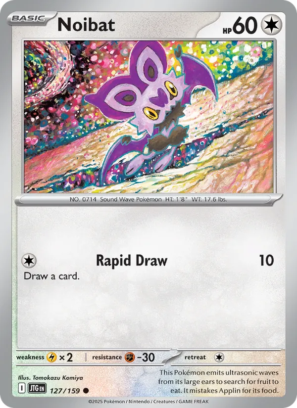 Noibat card from Journey Together, number 127/159