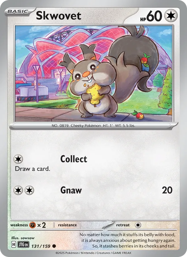 Skwovet card from Journey Together, number 131/159