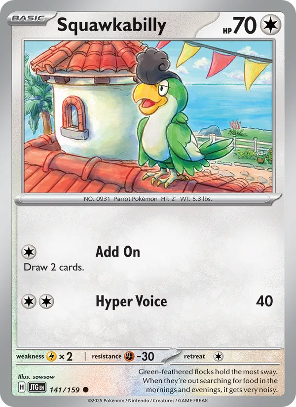 Squawkabilly card from Journey Together, number 141/159
