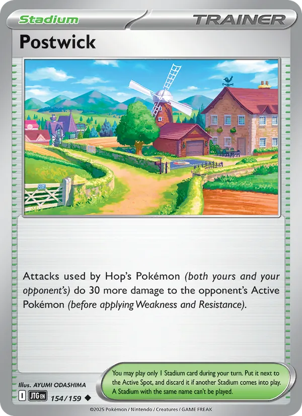 Postwick card from Journey Together, number 154/159