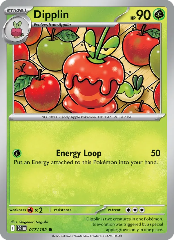 Dipplin card from Destined Rivals, number 017/182