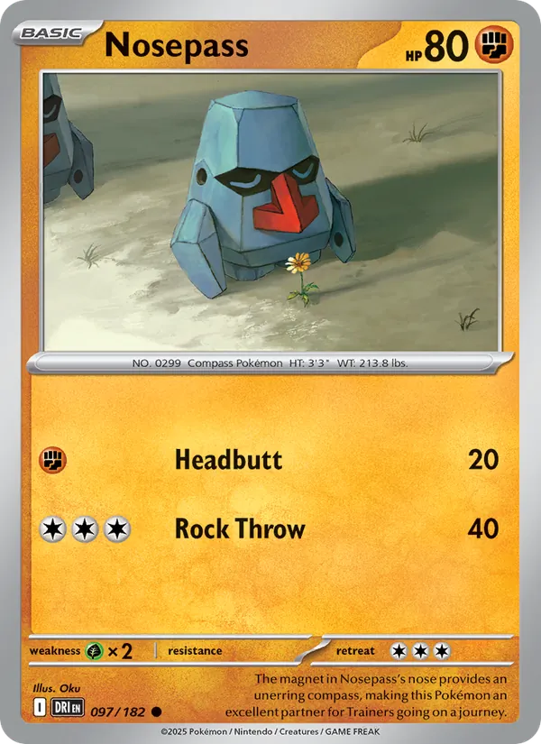 Nosepass card from Destined Rivals, number 097/182