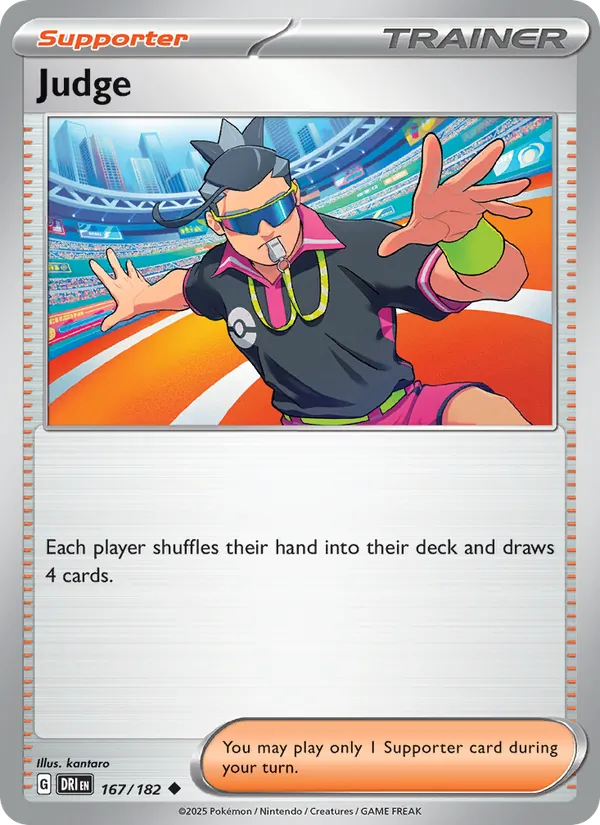 Judge card from Destined Rivals, number 167/182