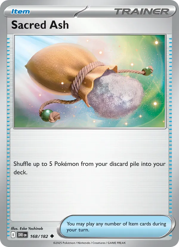 Sacred Ash card from Destined Rivals, number 168/182