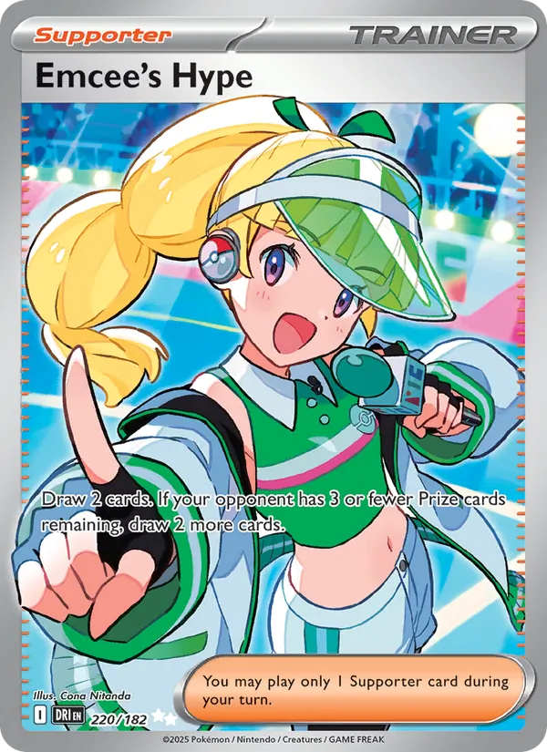 Emcee's Hype card from Destined Rivals, number 220/182