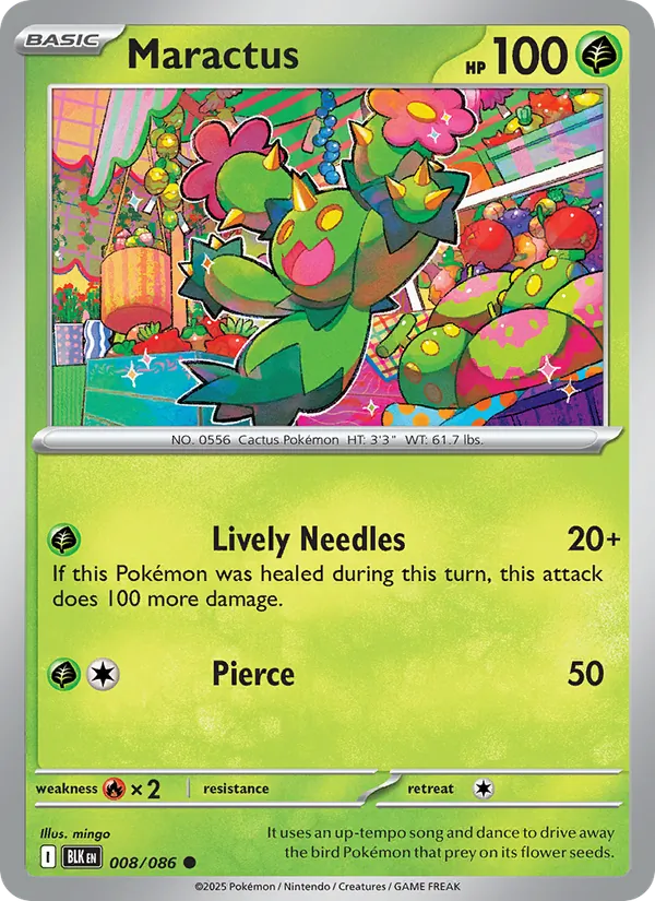 Maractus card from Black Bolt, number 008/86