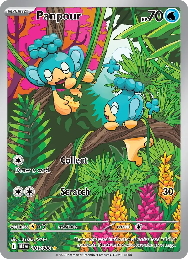 Panpour card from Black Bolt, number 101/86