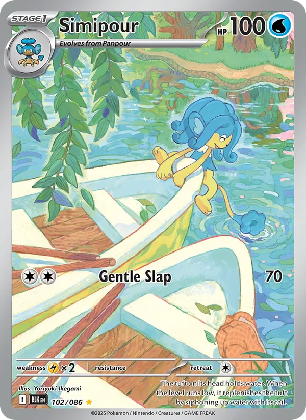 Simipour card from Black Bolt, number 102/86