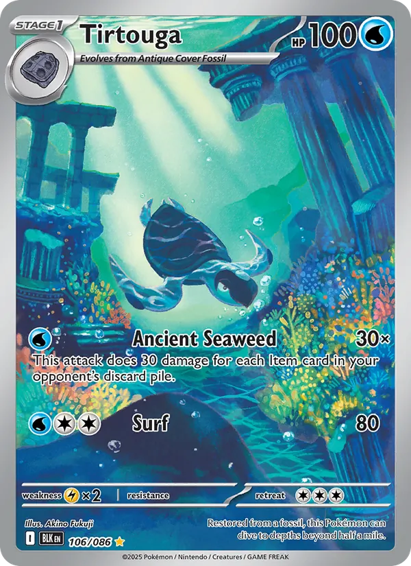 Tirtouga card from Black Bolt, number 106/86