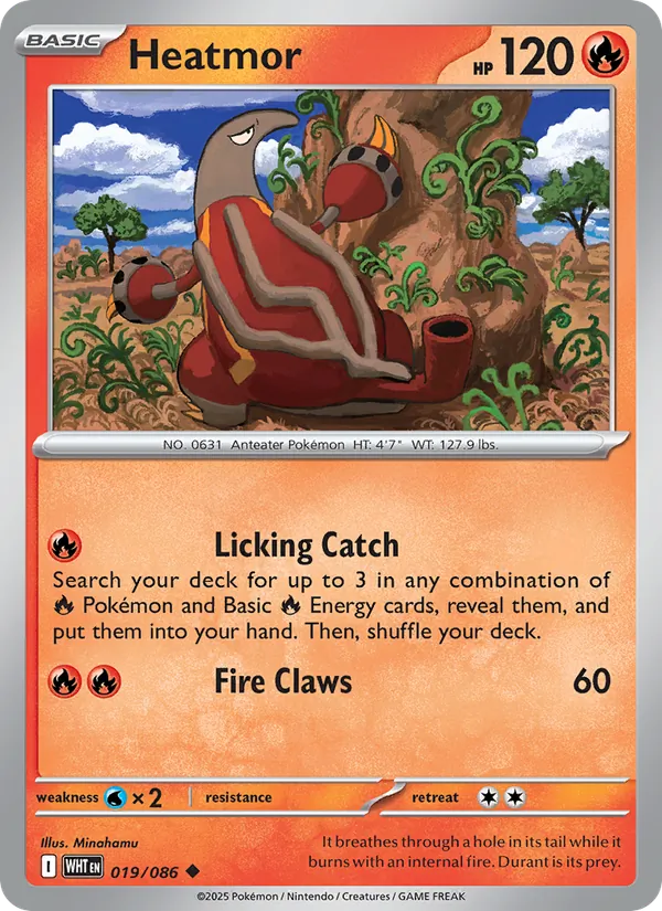 Heatmor card from White Flare, number 019/86