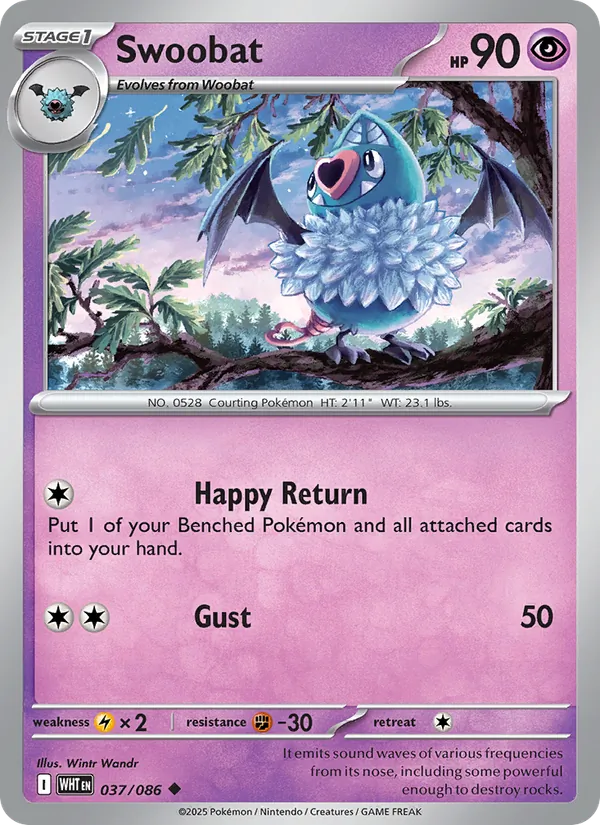 Swoobat card from White Flare, number 037/86
