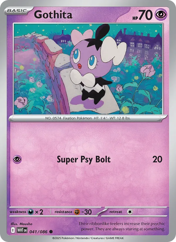 Gothita card from White Flare, number 041/86