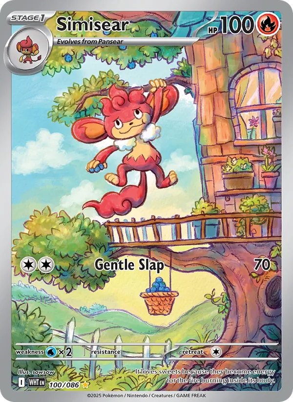 Simisear card from White Flare, number 100/86