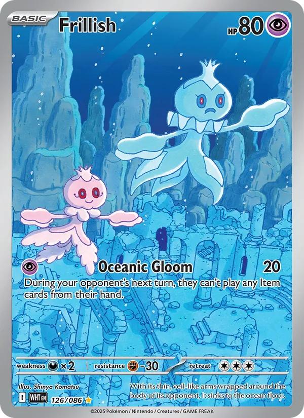 Frillish card from White Flare, number 126/86