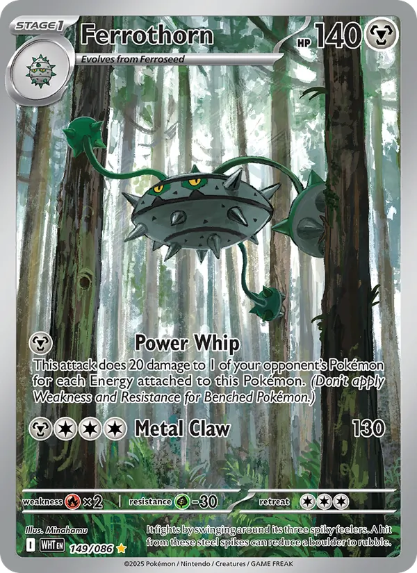 Ferrothorn card from White Flare, number 149/86