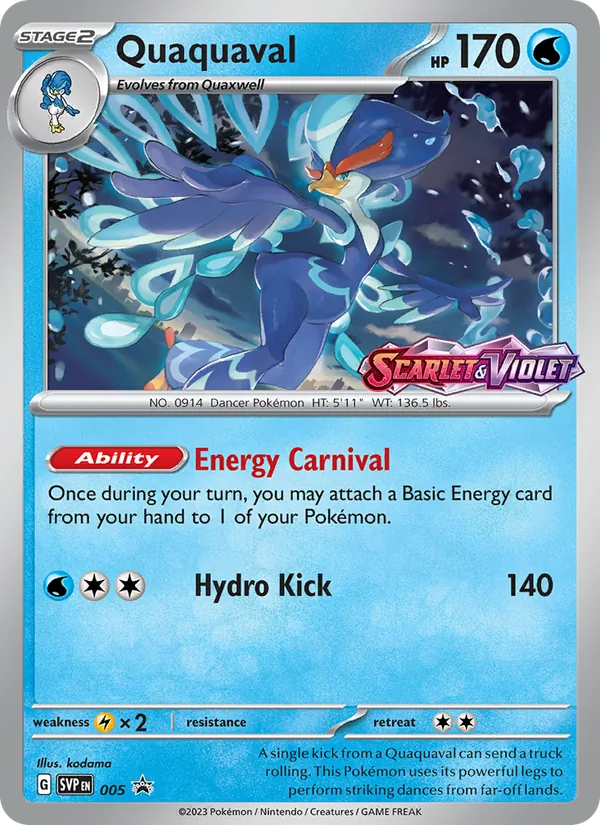 Kartu Quaquaval dari SVP Black Star Promos, nomor 005/225