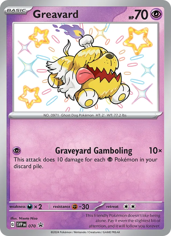 Kartu Greavard dari SVP Black Star Promos, nomor 070/225