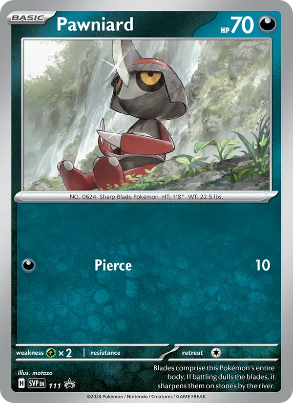 Kartu Pawniard dari SVP Black Star Promos, nomor 111/225