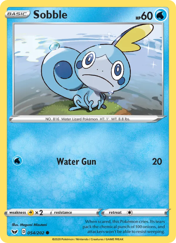 Kartu Sobble dari Sword & Shield, nomor 54/202