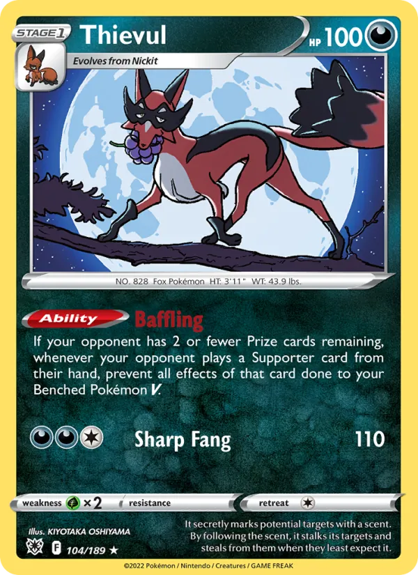 Thievul card from Astral Radiance, number 104/189