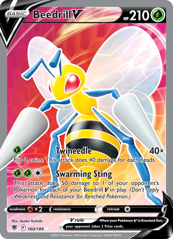Kaart Beedrill V uit Astral Radiance, nummer 160/189