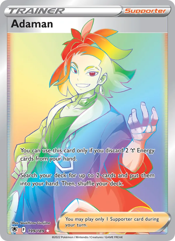 Adaman card from Astral Radiance, number 199/189