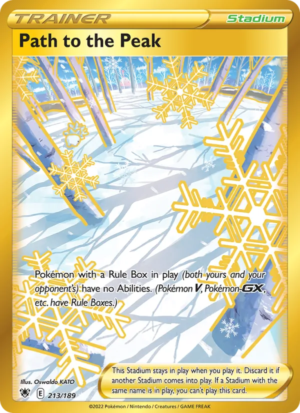 Path to the Peak card from Astral Radiance, number 213/189