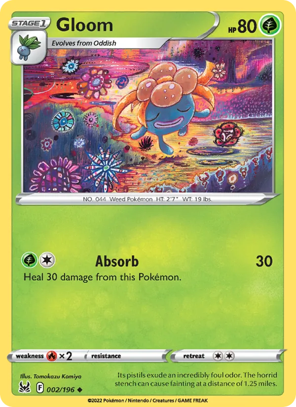 Gloom card from Lost Origin, number 002/196