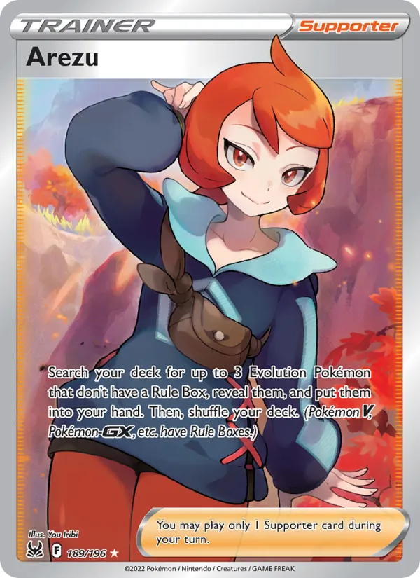 Arezu card from Lost Origin, number 189/196