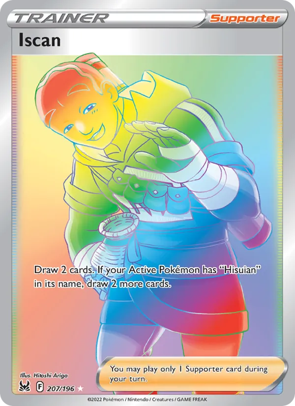 Iscan card from Lost Origin, number 207/196