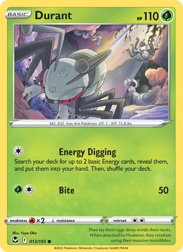 Durant card from Silver Tempest, number 013/195